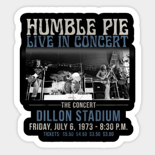 Humble Pie Vintage Live Concert Sticker